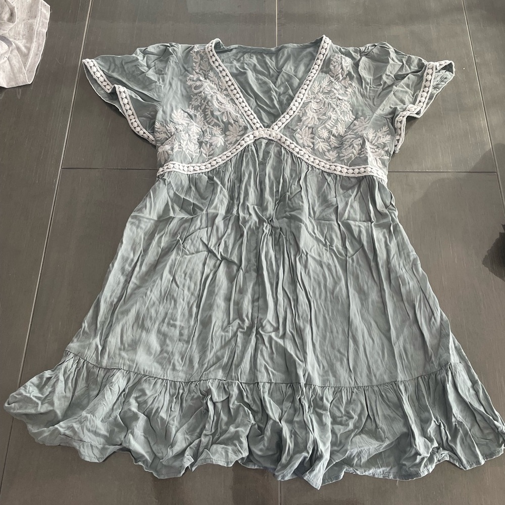 Teal Dress